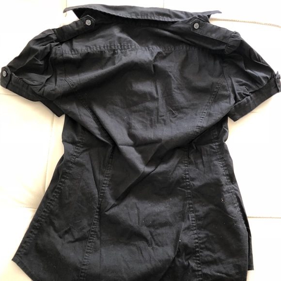 Express short sleeve button down top - Picture 3 of 3